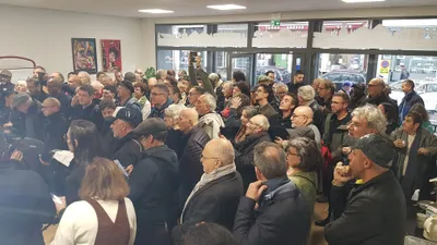 Photo de l'inauguration du local