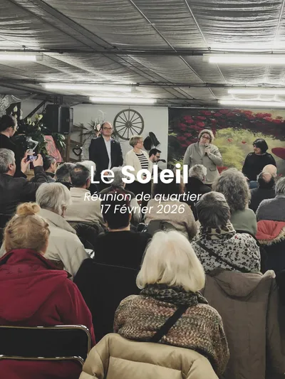 Réunion de proximité dans les quartiers du Soleil