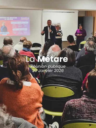 Réunion de quartier à La Métare
