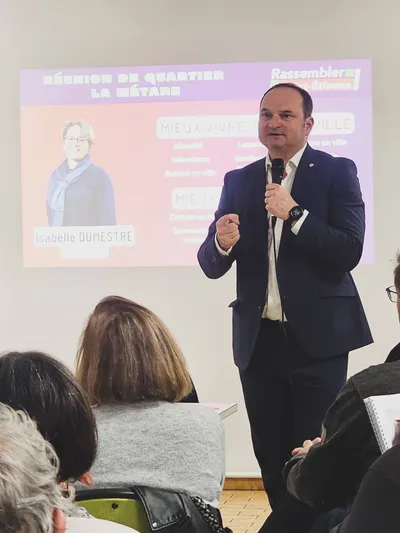 Réunion de quartier à La Métare