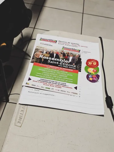 Réunion de quartier à Terrenoire