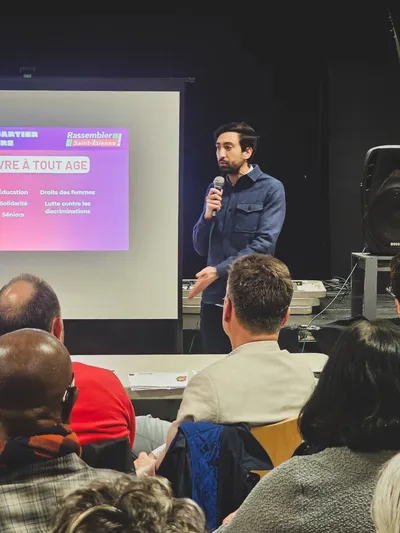 Réunion de quartier à Terrenoire